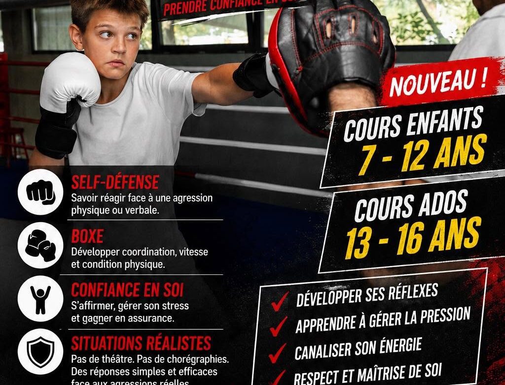 Nouveau cours enfants de 7 à 12 ans